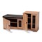Baxton Studio Valina Upholstered 2-Door Wood Shoe Storage Bench with Cabinet 155-9280 - alternate 3